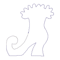 Witch's Foot Cutlery Holder - ITH Project - Machine Embroidery Design