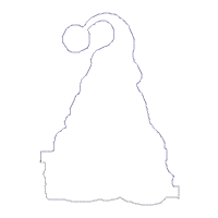 Gnome 4th of July Dish Towel Holder - ITH Project - Machine Embroidery Design