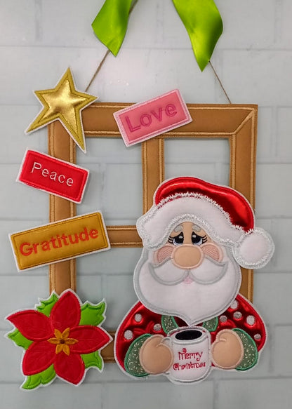 Mr and Mrs Claus in the Window - ITH Project - Machine Embroidery Design