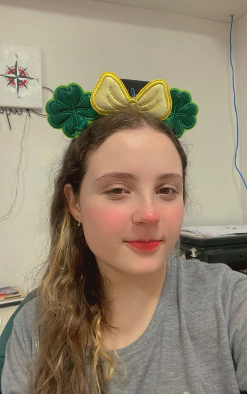 St. Patrick's Ears Headband - ITH Project - Machine Embroidery Design