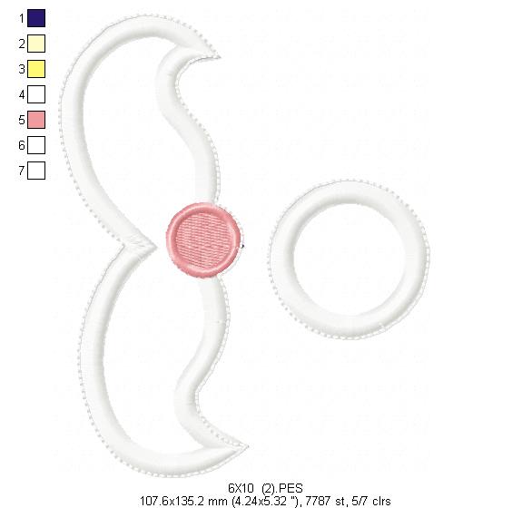 Santa Claus Door Hanger - ITH Project - Machine Embroidery Design