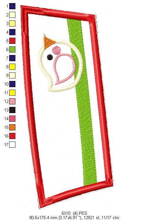 Santa Claus Door Hanger - ITH Project - Machine Embroidery Design
