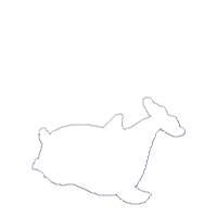 Dolphin with balloons - Applique - Machine Embroidery Designs