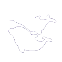 Dolphins in Love Collection - Applique - 3 Designs -  Machine Embroidery Designs