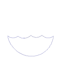 Duckling in Umbrella  - Applique -  6 Sizes  - Machine Embroidery Design