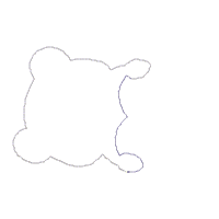 Couple of teddy bears key and lock - Applique - Machine Embroidery Designs