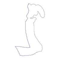 Easter Bunny Boy and Girl Vase Ornaments - ITH Project - Machine Embroidery Design