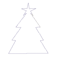 Christmas Penguin Vase Ornament - ITH Project - Machine Embroidery Design