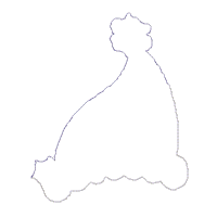 Banner Santa Claus Clothes - ITH Project - Machine Embroidery Design