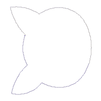 Halloween Bat Boy Ornament - ITH Project - Machine Embroidery Design