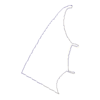 Halloween Bat Boy Ornament - ITH Project - Machine Embroidery Design