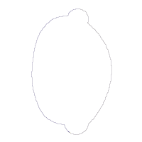 Boy With Face Mask Ornament - ITH Project - Machine Embroidery Design