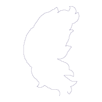 Boy With Face Mask Ornament - ITH Project - Machine Embroidery Design