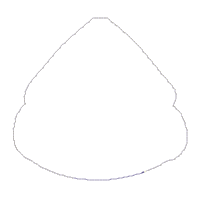 Boy With Face Mask Ornament - ITH Project - Machine Embroidery Design