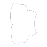 Boy With Face Mask Ornament - ITH Project - Machine Embroidery Design