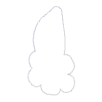 Bunny Girl with Eggs Basket Ornament - ITH Project - Machine Embroidery Design