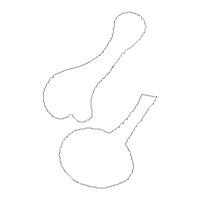 Bunny Girl Holding Easter Egg - ITH Project - Machine Embroidery Design