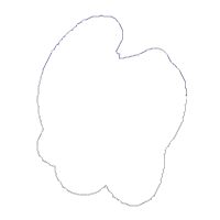 Bunny Girl with Carrot Ornament - ITH Project - Machine Embroidery Design