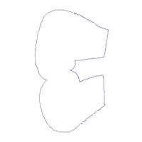 Bunny Girl with Carrot Ornament - ITH Project - Machine Embroidery Design