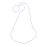 Gnome 4th of July for Vase - ITH Project - Machine Embroidery Design