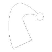 Mardi Gras Gnome - ITH Project - Machine Embroidery Design