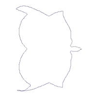 Mardi Gras Gnome - ITH Project - Machine Embroidery Design