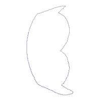 Winter Gnome Holding Ice Skates Ornament - ITH Project - Machine Embroidery Design