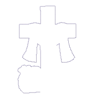 He is Risen Vase Ornament - ITH Project - Machine Embroidery Design