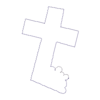 He is Risen Vase Ornament - ITH Project - Machine Embroidery Design