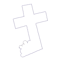 He is Risen Vase Ornament - ITH Project - Machine Embroidery Design