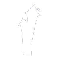 Halloween Horror Castle Door Ornament - ITH Project - Machine Embroidery Design