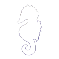 Mermaid Door Ornament - ITH Project - Machine Embroidery Design