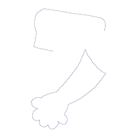 Surfer Santa Claus Vase Ornament - ITH Project - Machine Embroidery Design