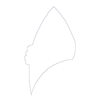 Surfer Santa Claus Vase Ornament - ITH Project - Machine Embroidery Design