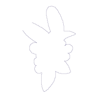 Happy Easter Bunny in the Vase - ITH Project - Machine Embroidery Design