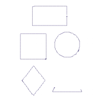 Felt Sensory Games Figures Geometrics - ITH Project - Machine Embroidery Design