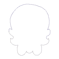 Grandma at the Window for Vase - ITH Project - Machine Embroidery Design