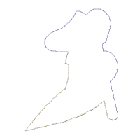 Halloween Witch Ornament - ITH Project - Machine Embroidery Design