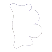 Halloween Witch Ornament - ITH Project - Machine Embroidery Design