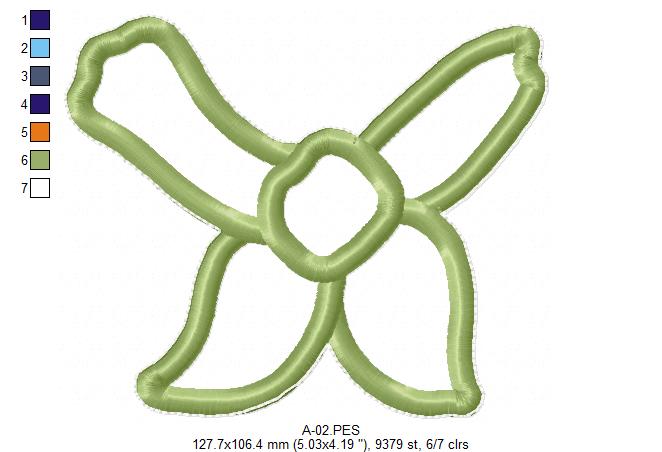 Cute Gardener Bunny Ornament - ITH Project - Machine Embroidery Design