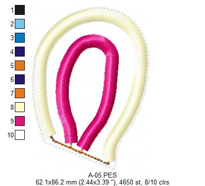 Cute Gardener Bunny Ornament - ITH Project - Machine Embroidery Design