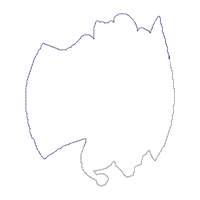 Santa Claus Big Hat Door Ornament - ITH Project - Machine Embroidery Design