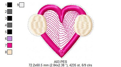 Christmas Flowers Gnome Ornament - ITH Project - Machine Embroidery Design