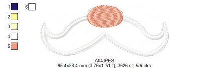 Santa Claus Big Hat Door Ornament - ITH Project - Machine Embroidery Design