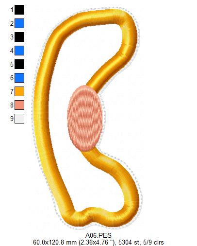 Christmas Flowers Gnome Ornament - ITH Project - Machine Embroidery Design