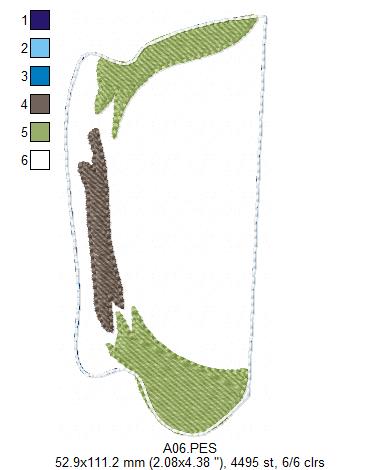 Home Sweet Home Door Ornament - ITH Project - Machine Embroidery Design