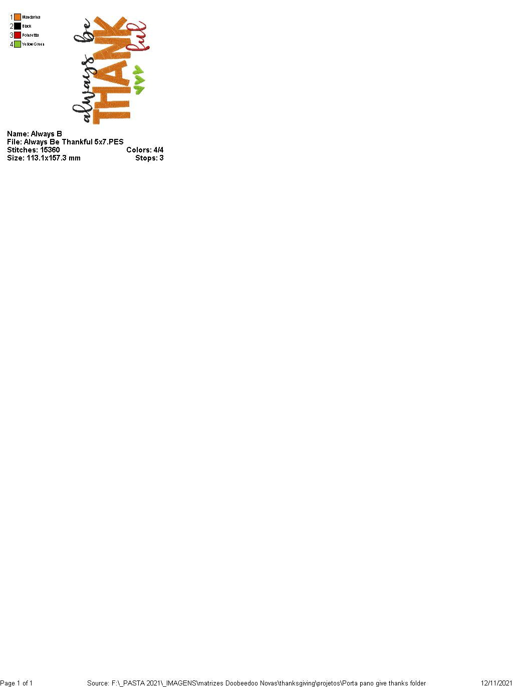 Turkey Give Thanks Dish Cloth Hanger - ITH Project - Machine Embroidery Design