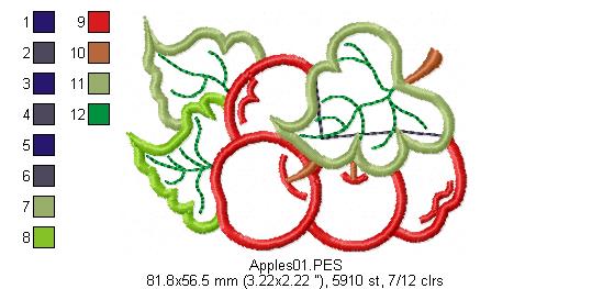Apples  - Applique
