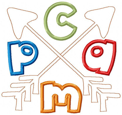 Arrows and Camp - Applique