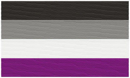 Assexual Pride Flag - Fill Stitch